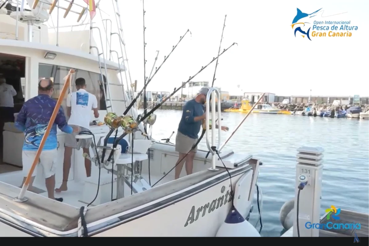 IV Open internacional Pesca de Altura Gran Canaria – Video Salida de puerto 2º Jornada